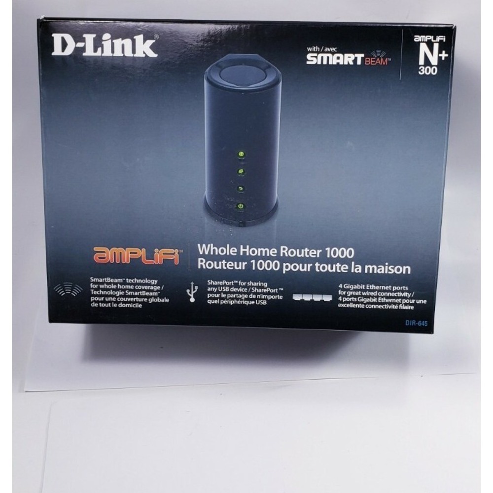 D-Link Whole Home 1000 DIR-645 300 Mbps 4-Port Gigabit Wireless N Router